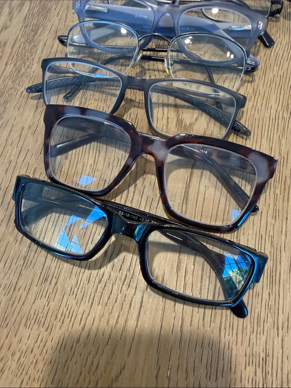 Mixed 9 Piece Lot of Prescription Eyeglasses Frames